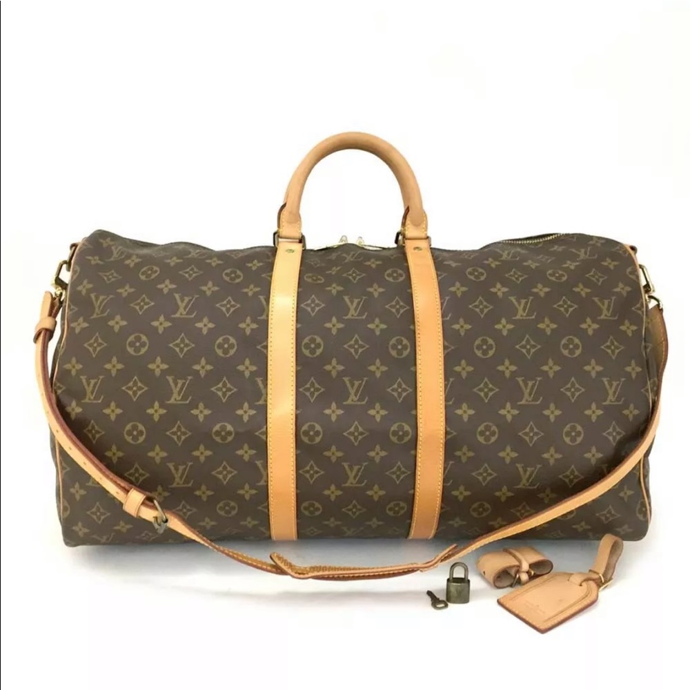 Authentic Louis Vuitton Keepall Bandouliere 55